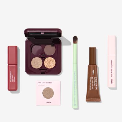 navulbaar oogschaduw palet voor 4 kleuren - 11210557 - HEMA